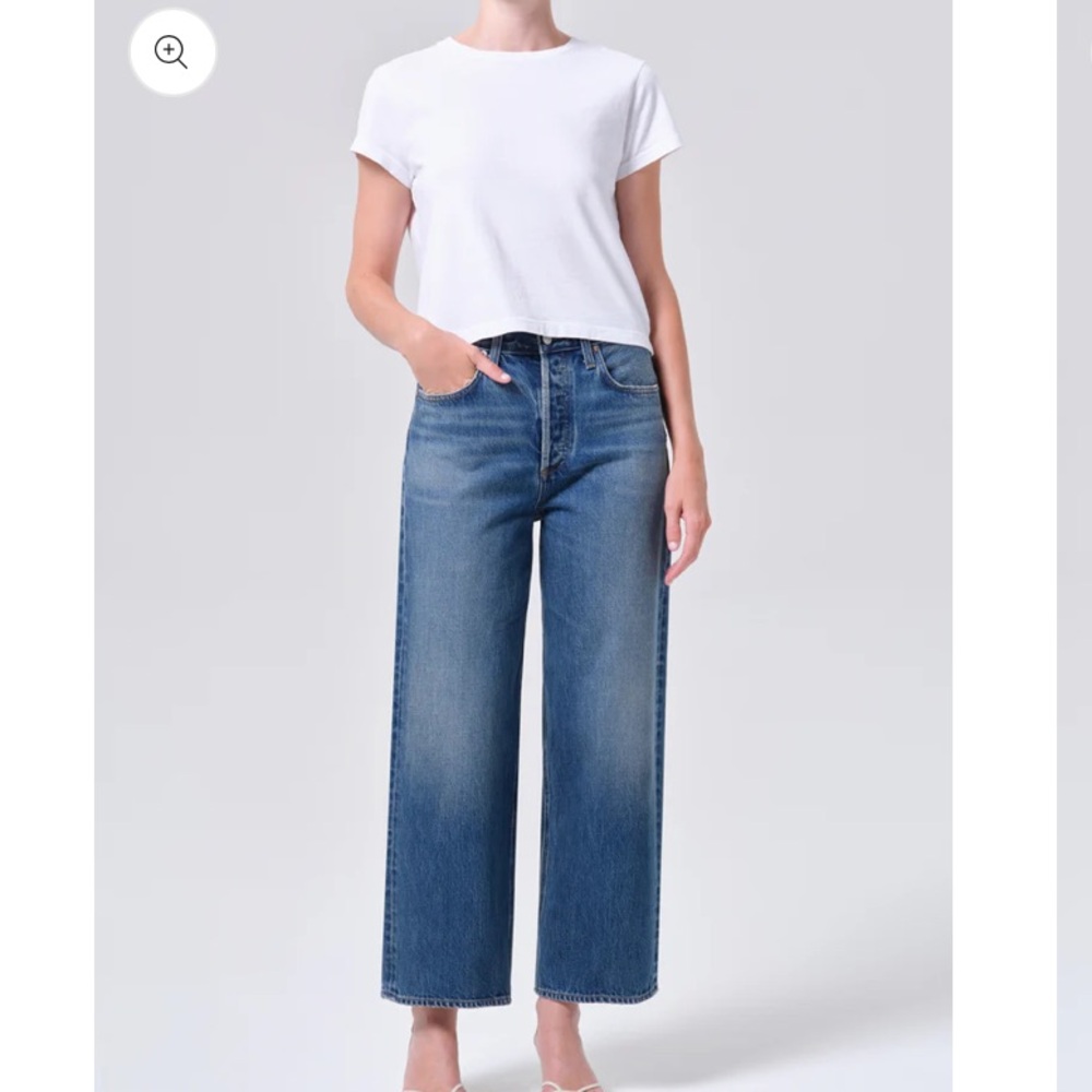 Agolde Ren Jean - High Rise Wide Leg Petite - 30P